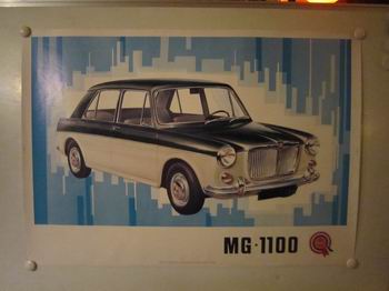 MG 1100 - BMC . vintage poster